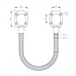 50031 | Flexible de porte 400 mm