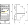 24025 | Alimentation 24/28 Vcc 2,5 A DIN 3 modules